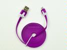Cable - 6FT Purple Micro USB to USB 2.0 Charging Charger Sync Data Cable Cord for Samsung Galaxy Kindle Fire Nexus LG HTC Smartphone Tablet