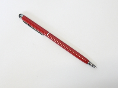 2in1 Red Capacitive Touch Screen Stylus with Ball Point Pen For iPhone iPad ipod Touch