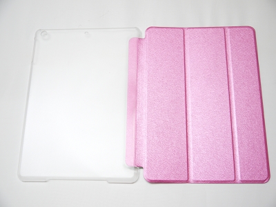 Shining Pink Slim Smart Magnetic Cover Case Sleep Wake with Stand for Apple iPad Air