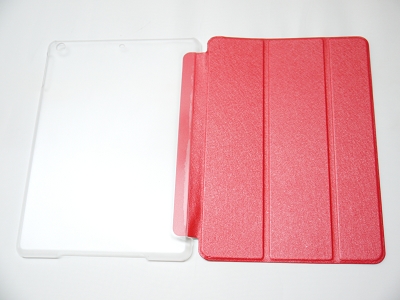 Red Slim Smart Magnetic Cover Case Sleep Wake with Stand for Apple iPad Air