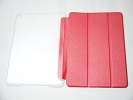 IPad Case - Red Slim Smart Magnetic Cover Case Sleep Wake with Stand for Apple iPad Air