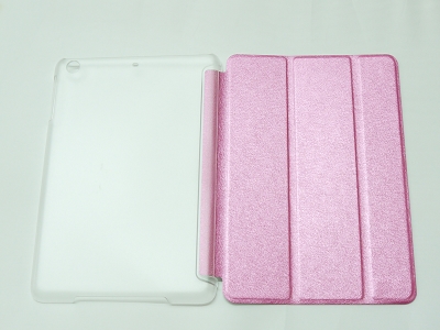 Shining Pink Slim Smart Magnetic Cover Case Sleep Wake with Stand for Apple iPad mini iPad mini Retina