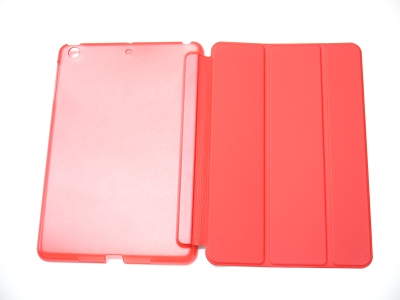 Red Slim Smart Magnetic PU Leather Cover Case Sleep Wake with Stand for Apple iPad mini iPad mini Retina