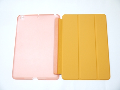 Orange Slim Smart Magnetic PU Leather Cover Case Sleep Wake with Stand for Apple iPad mini iPad mini Retina