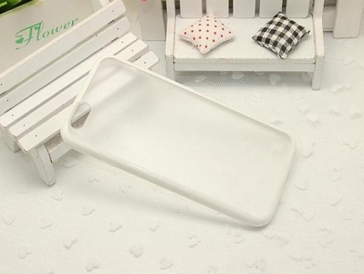 White & Transparent Slim TPU Skin Case Matte Cover for 4.7" Apple iPhone 6
