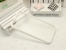 iPhone Case - White & Transparent Slim TPU Skin Case Matte Cover for Apple iPhone 6 Plus 5.5"
