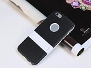 iPhone Case - Black TPU Soft Holder Stand Case Cover Skin Protective for Apple iPhone 6 4.7"