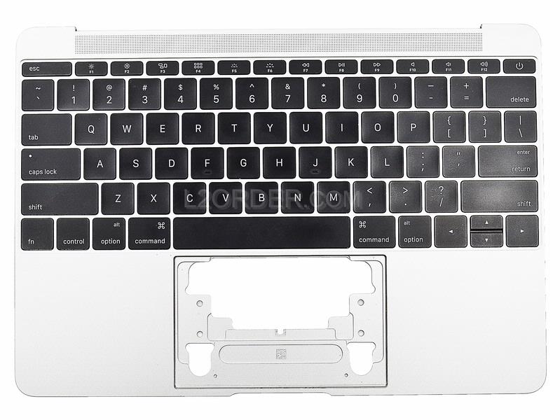 Grade A Silver US Keyboard Top Case Palm Rest 613-01195-B for Apple MacBook 12" A1534 2015 Retina