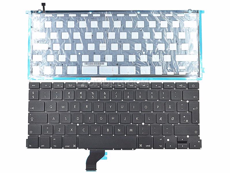 NEW Danish Keyboard with Backlight  for Apple Macbook Pro A1502 13" 2013 2014 2015 Retina 