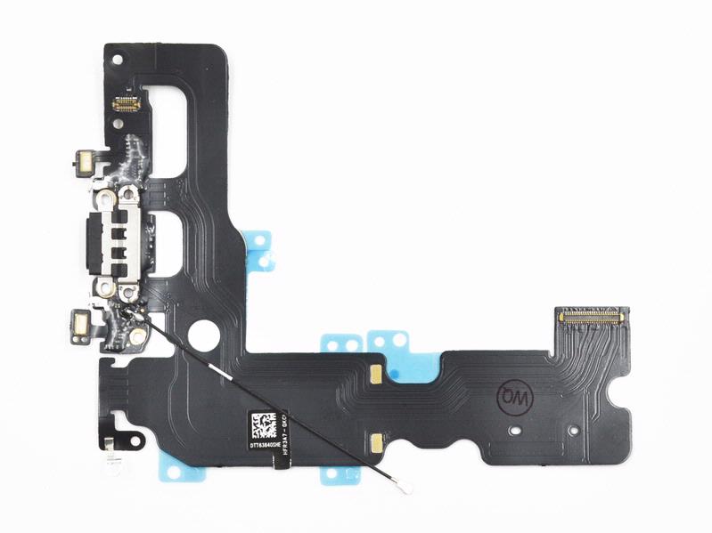 NEW Black Dock Charging Port Headphone Microphone Connector 821-00276-A1 for iPhone 7 Plus A1661 A1784 A1785 A1786 