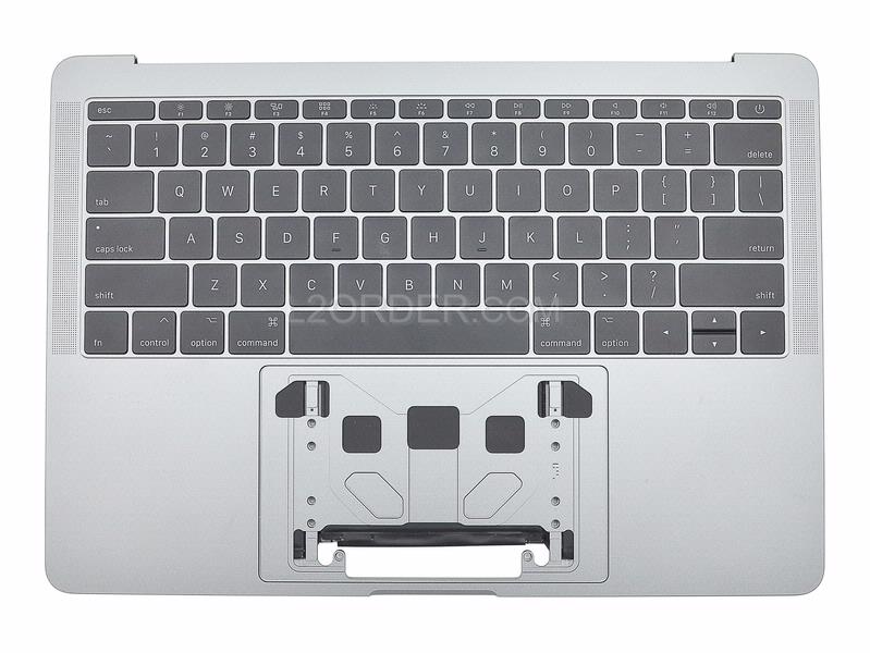 Grade A Space Gray US Keyboard Top Case Palm Rest with Battery A1713 for Apple Macbook Pro 13" A1708 2016 2017 Retina 