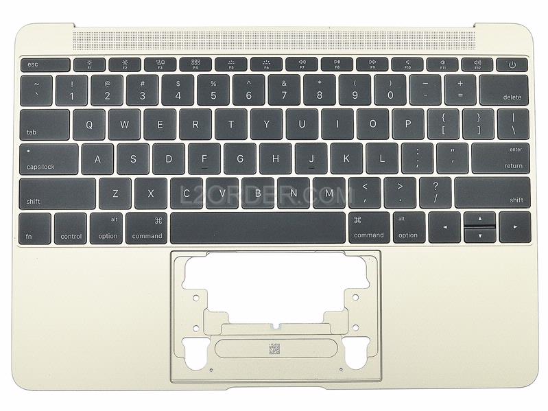 Grade A Gold  US Keyboard Top Case Palm Rest 613-02547-A for Apple MacBook 12" A1534 2016 2017 Retina