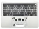 KB Topcase - Grade A Silver US Keyboard Top Case Palm Rest with Battery A1819 Touch Bar for Apple Macbook Pro 13" A1706 2016 2017 Retina 