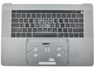 KB Topcase - Grade A Space Gray US Keyboard Top Case Palm Rest with Touch Bar for Apple Macbook Pro 15" A1707 2016 2017 Retina 