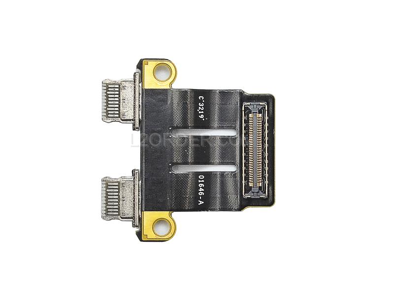 Used DC Jack I/O USB-C Board Flex Cable 821-01646-02 821-01646-A for Apple Macbook Pro 13" A1989 A2159 A2289 A2251 A2338 15" A1990 16" A2141 2018 2019 2020