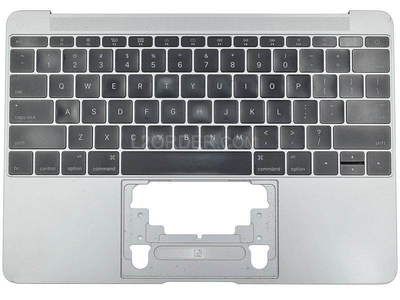 Grade B Space Gray US Keyboard Top Case Palm Rest 613-01195-B for Apple MacBook 12" A1534 2015 Retina