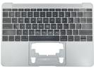 KB Topcase - Grade B Space Gray US Keyboard Top Case Topcase Palm Rest 613-01195-B for Apple MacBook 12" A1534 2015 Retina