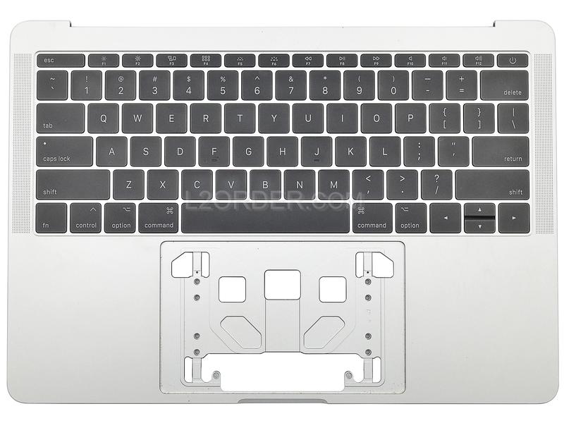 Grade B Silver US Keyboard Top Case Palm Rest for Apple Macbook Pro 13" A1708 2016 2017 Retina 
