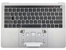 KB Topcase - Grade A Space Gray US Keyboard Top Case Palm Rest with Touch Bar for Apple Macbook Pro 13" A1706 2016 2017 Retina 