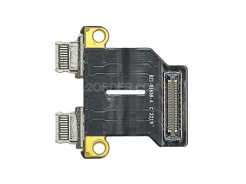 USED DC Jack I/O USB-C Board Flex Cable 821-01161-A 821-01658-A for Apple Macbook Air 13" A1932 2018 2019 A2179 2020 Retina 