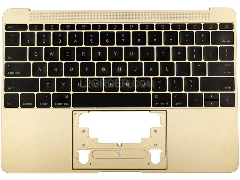 Grade B Gold US Keyboard Top Case Palm Rest 613-01195-B for Apple MacBook 12" A1534 2015 Retina 