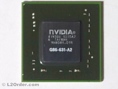 NVIDIA G86-631-A2 2010 Version BGA chipset With Lead free Solder Balls